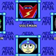 The level select screen from Mega Man for MS DOS